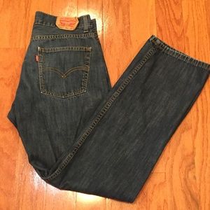 Levi Strauss & Co Boys 514 Size 18 Reg. W 29 L 29 Dark Wash jeans